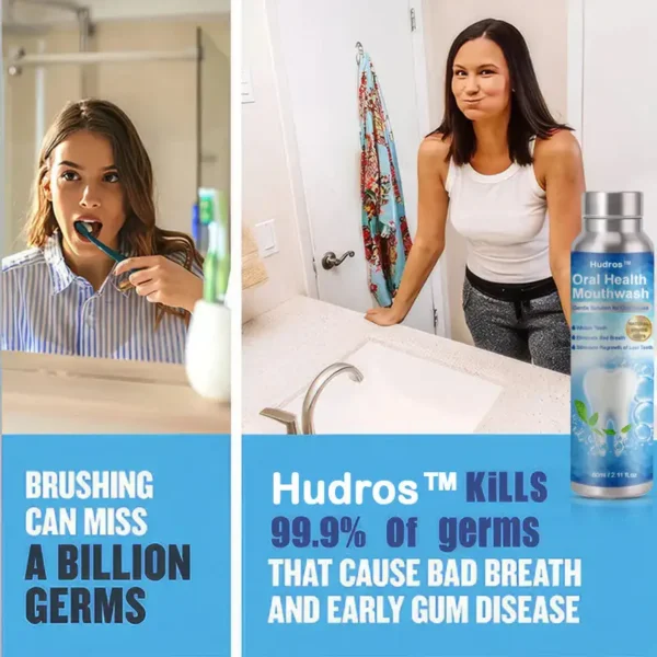 Hudros™ Oral Health Mouthwash - Gentle Solution for Oral Issues