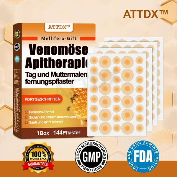 ATTDX™ Venomöse Apitherapie Tag und Muttermalentfernungspflaster