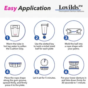 Lovilds™ Thermoplastic Denture Adhesive