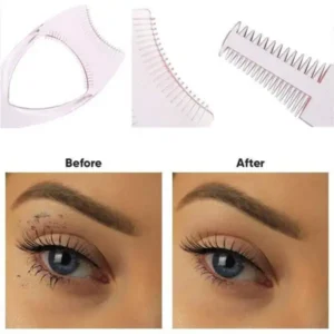 3in1 Eyelashes Tools Mascara Shield Applicator Guard