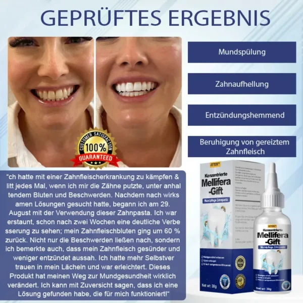 ATTDX™ Konzentrierte Mellifera-Gift Mundpflege Zahnpasta