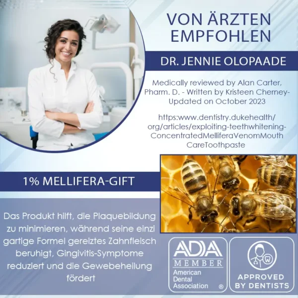 ATTDX™ Konzentrierte Mellifera-Gift Mundpflege Zahnpasta