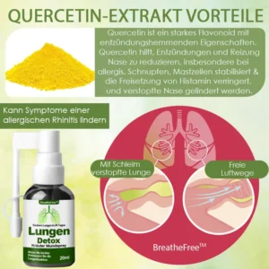 BreatheFree™ Kräuter LungenDetox Mundspray