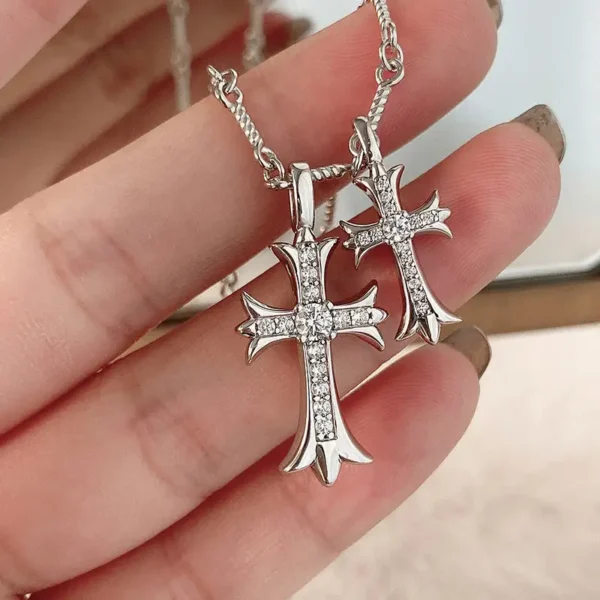 DIYSTAR™ Lymphatic Magnetic Therapy Cross Design Diamond Necklace