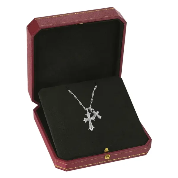 DIYSTAR™ Lymphatic Magnetic Therapy Cross Design Diamond Necklace