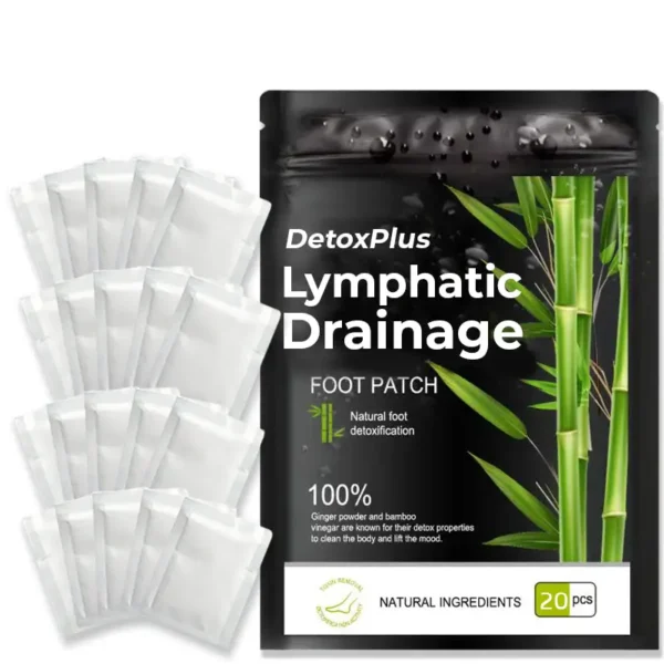 DetoxPlus Lymphatic Drainage Foot Patches