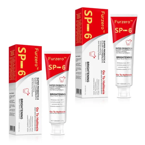 Furzero™ Aussie SP-6 Probiotic Ultra Whitening Toothpaste