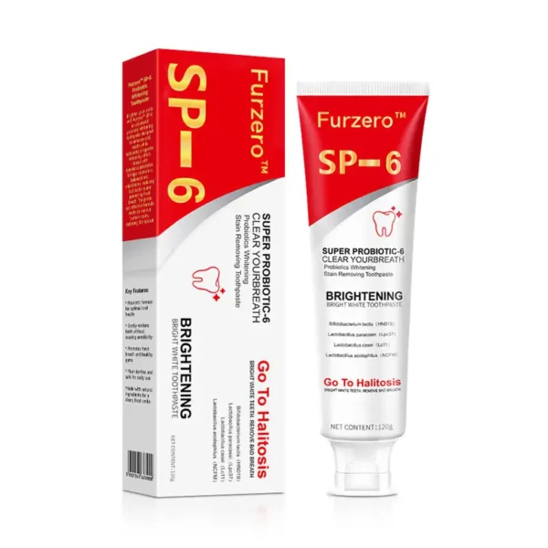 Furzero™ Aussie SP-6 Probiotic Ultra Whitening Toothpaste