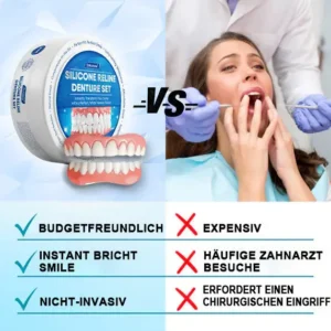 Furzero™ Silikon-Reparaturset für Zahnprothesen