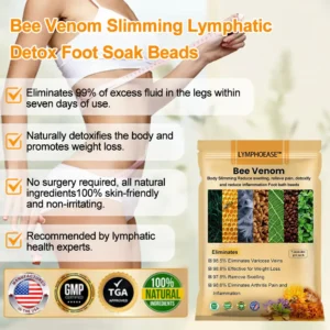 LymphoEase™ Bee Venom Slimming Lymphatic Detox Foot Soak Beads