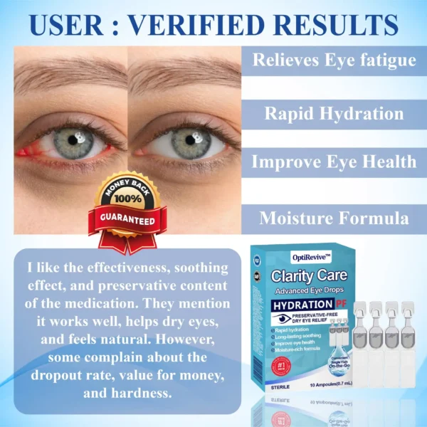 OptiRevive™ Clarity Care Advanced Eye Drops