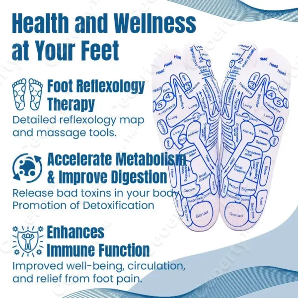 UNPREE™ SUPTRUCK AcuReflexology Relief Chart Socks