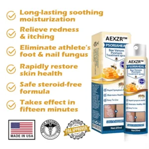 AEXZR™ PsoriaHeal Bee Venom Psoriasis Treatment Spray