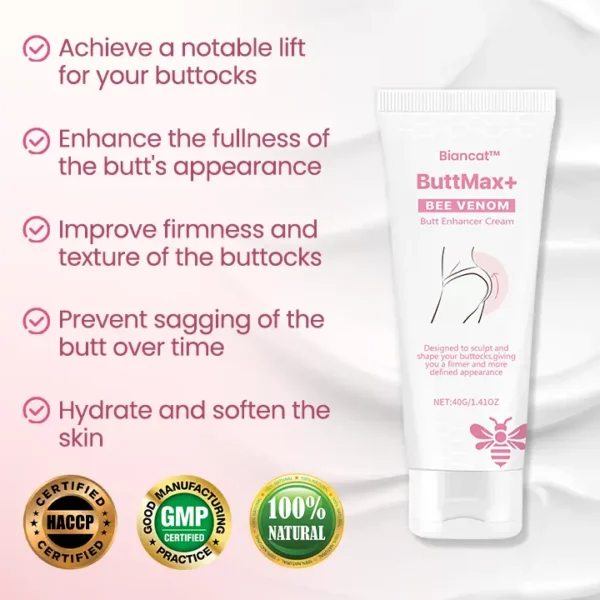 Biancat™ ButtMax+ Bee Venom Butt Enhancer Cream