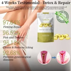 LOVILDS™ Instant Itching Stopper & Detox and Slimming & Firming Repair & Pink and Tender Natural Capsules PRO