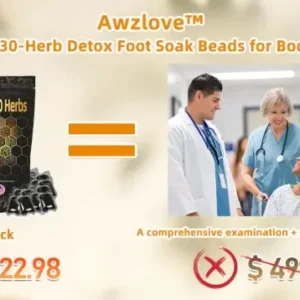 Awzlove™ Bee Venom & 30-Herb Detox Foot Soak Beads for Body Sculpting