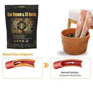 Bee Venom & 30-Herb Detox Foot Soak Beads for Body Sculpting