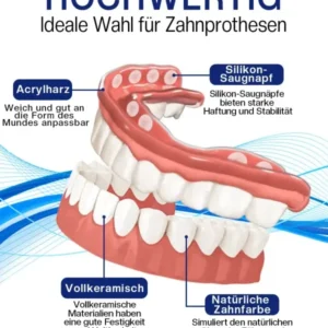 Bikenda ™ Silikon-Zahnprothesen- Reline-Set