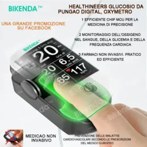 Bikenda™ Multifunctional & Non-Invasive Intelligent Laser Targeted Therapy: High Uric Acid Arthritis & Blood Sugar Detection Device