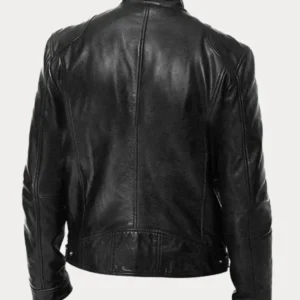 Biker Casual Zipper Leather Jacket