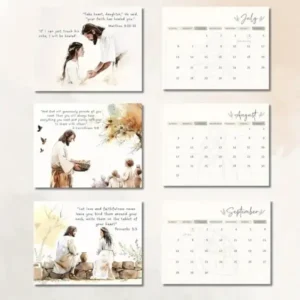 Christianity 2025 Bible Verse Calendar