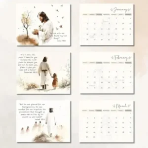 Christianity 2025 Bible Verse Calendar