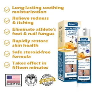 Cvreoz™ PsoriaHeal Bee Venom Psoriasis Treatment Spray