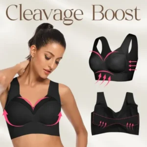 Fashion Deep Cut Wireless Bra