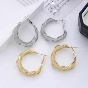 Histone Lymphatic activity hoop earrings