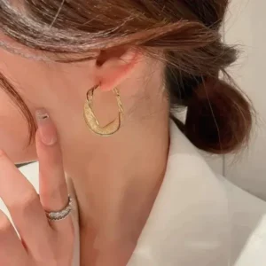 Histone Lymphatic activity hoop earrings