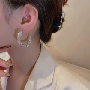 Histone Lymphatic activity hoop earrings