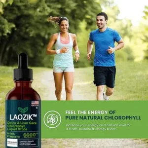 LAOZIK™ Natural Chlorophyll Drops – Powerful Detoxification & Complete Liver Care