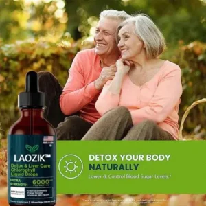 LAOZIK™ Natural Chlorophyll Drops – Powerful Detoxification & Complete Liver Care