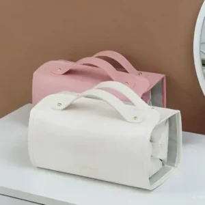 Leather Waterproof Cosmetic Bag