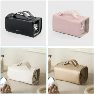 Leather Waterproof Cosmetic Bag