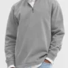 Men’s Fashion Casual Zipper Padded Polo Shirt