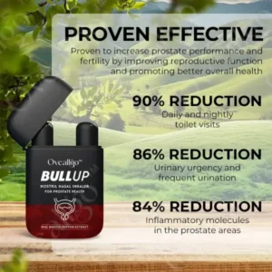 Oveallgo™ Spain BullUp Dual-Hole Nasal Inhaler for Prostate Health