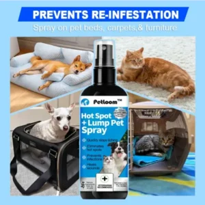 PETLOOM ™ Lumps & Hot Spots Pet Natural Spray