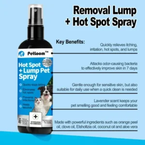 PETLOOM ™ Lumps & Hot Spots Pet Natural Spray