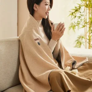 Portable Heated Blanket Shawl