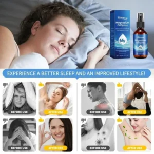 RELIEF-RIGHT ORGANIC MAGNESIUM OIL BODY SPRAY, ENHANCED IMMUNE FUNCTION: PAIN, STRESS & INSOMNIA RELIEF