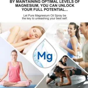 RELIEF-RIGHT ORGANIC MAGNESIUM OIL BODY SPRAY, ENHANCED IMMUNE FUNCTION: PAIN, STRESS & INSOMNIA RELIEF