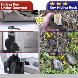 Realistic Outdoor Key Hider Rock