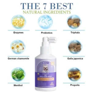 Seurico™ Teeth Cleaning Spray with Oral Probiotics for Dogs & Cats