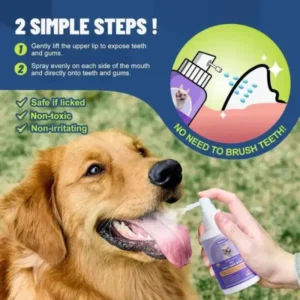 Seurico™ Teeth Cleaning Spray with Oral Probiotics for Dogs & Cats