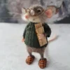 Stuart Little Handmade Cute Needle Felted Mouse