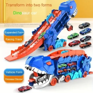 Transport Dinosaur Truck with Foldable Sliding