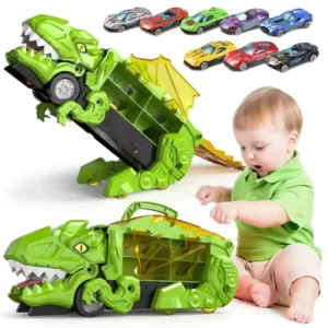 Transport Dinosaur Truck with Foldable Sliding