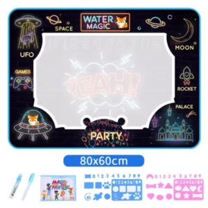 Water Doodle Mat ,Aqua Painting Drawing Mat Mess Free Learning Toy Mat