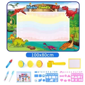 Water Doodle Mat ,Aqua Painting Drawing Mat Mess Free Learning Toy Mat